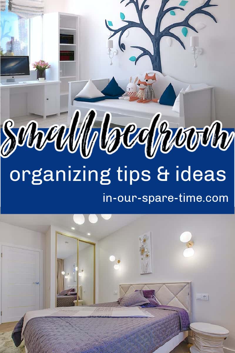 These bedroom organizing tips will show you the best way to organize a small bedroom. Maximize your storage space without sacrificing style.