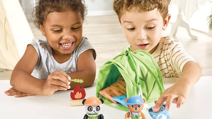 Check out these sustainable toys from Playmobil and Hape. Learn more about how to talk to children about Earth Day and toys they'll enjoy.