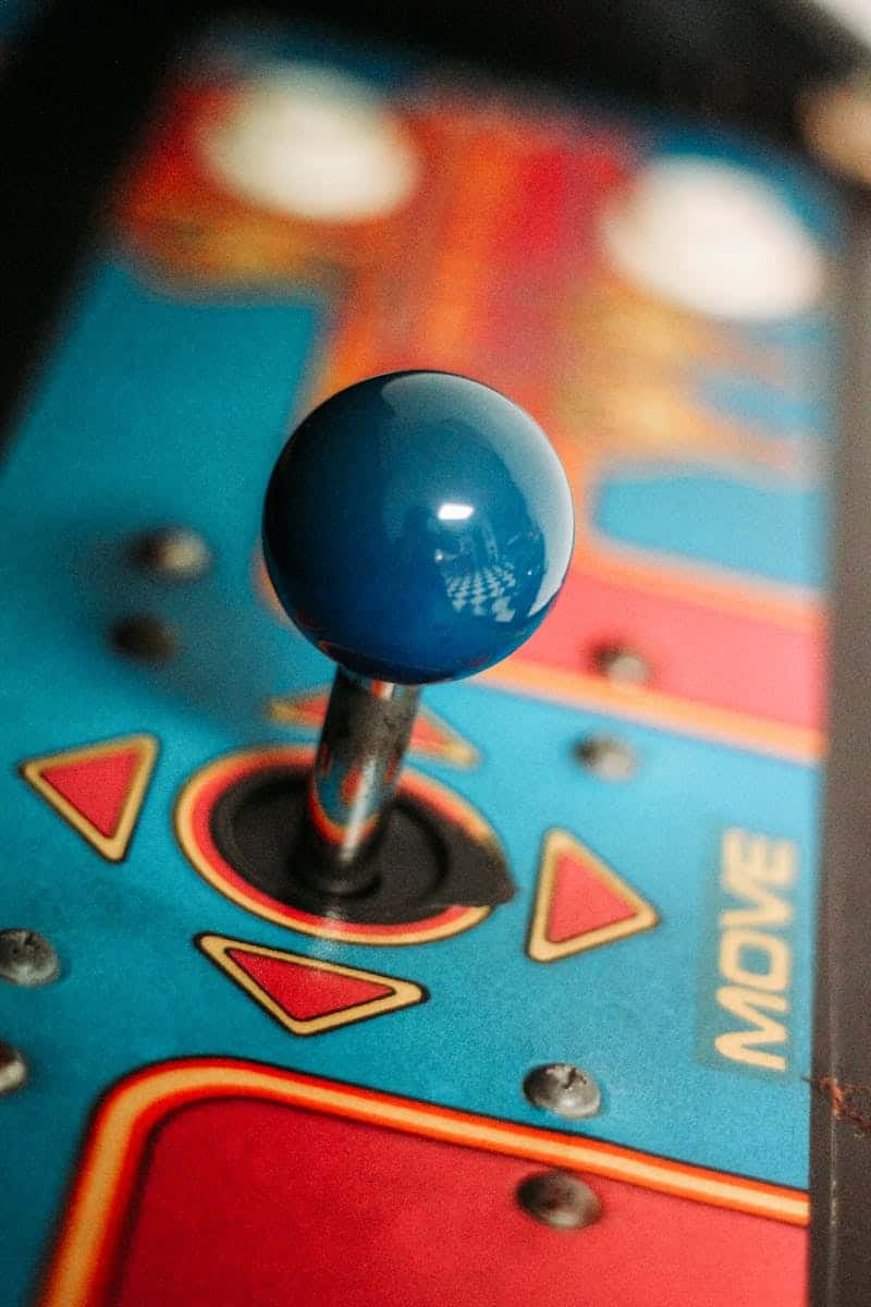 joy stick on an electric toy