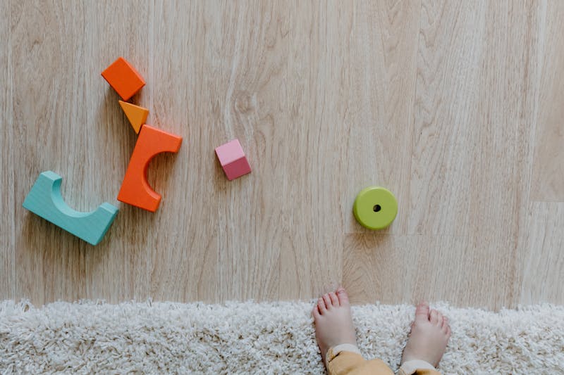 colorful wooden blocks