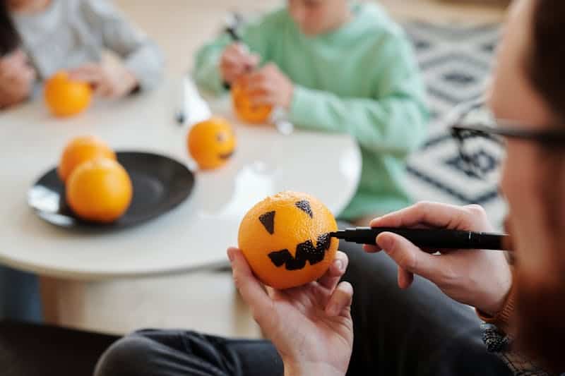 decorating Halloween decor for kids