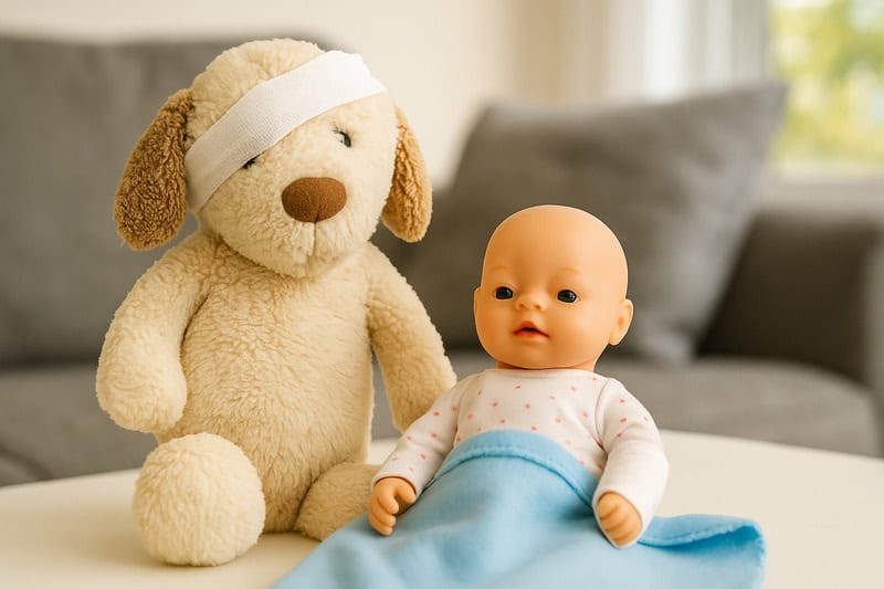 If your kids love pretend play, building a mini hospital at home is an easy, screen-free way to keep them engaged while they learn. Here's how to get started.