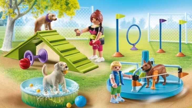 I’m always on the lookout for toys that do more than just sit on the shelf. My granddaughter loves animals, especially dogs, so the Playmobil MyLife Dog Park caught my eye.