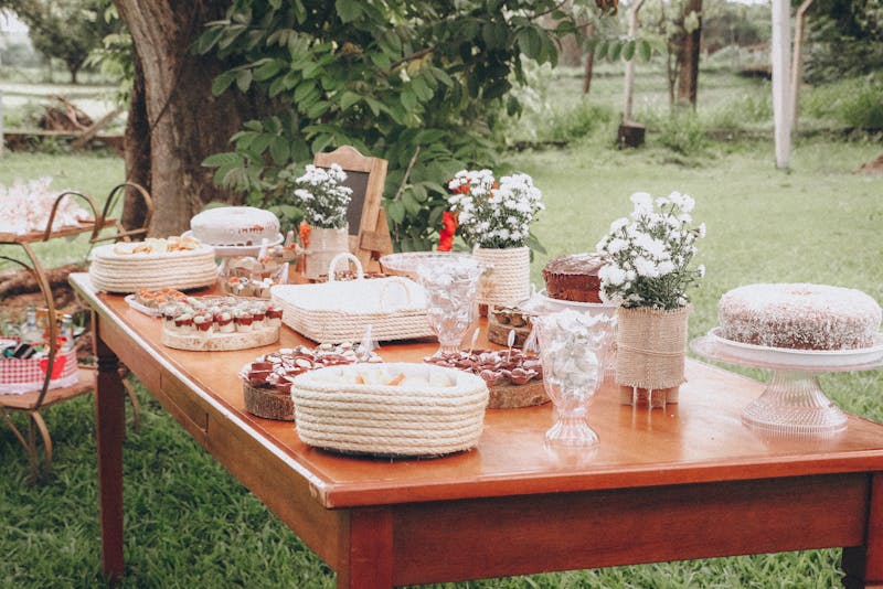 outdoor garden party