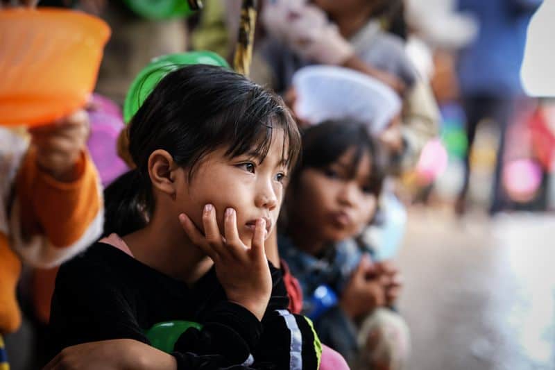 child in a waiting room