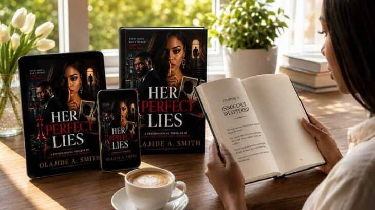 Visit HerPerfectLies.com to learn more about the novel and find out where you can get a copy.