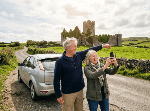 Great Value Vacations Ireland self-drive package with castles and countryside.