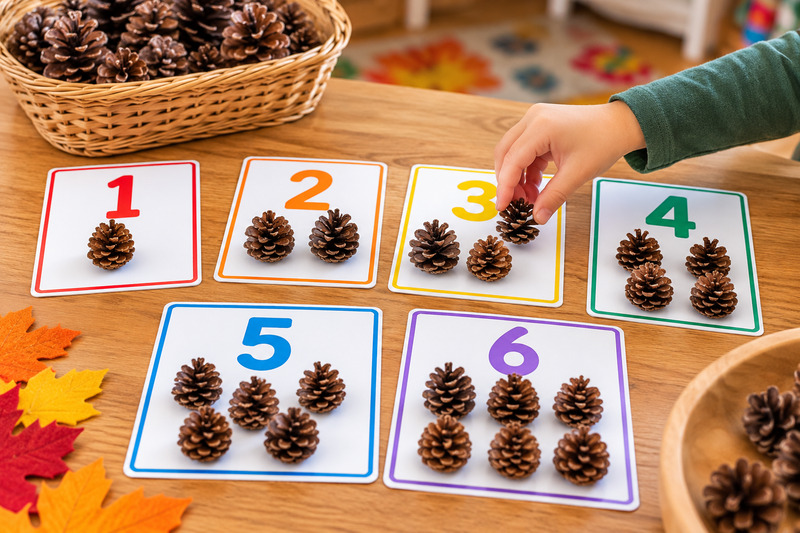 Play a Pinecone Counting Game
